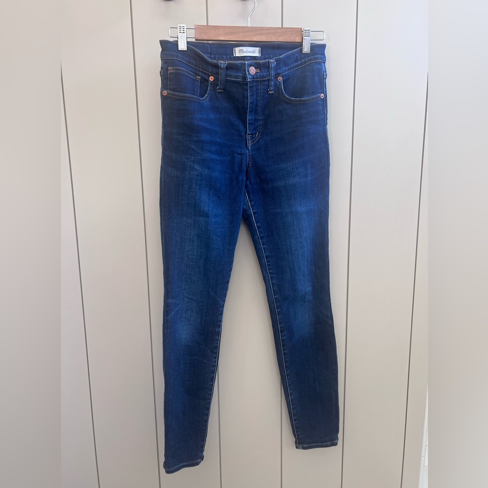 Women’s Madewell High Rise Classic Blue Skinny Jeans